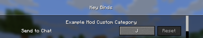 Translated Key Category and Mapping